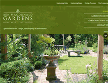 Tablet Screenshot of benmacdonaldgardens.co.uk